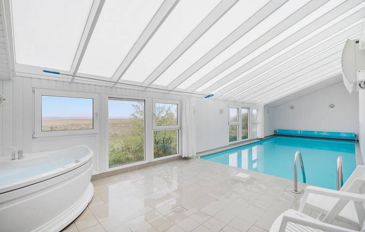 Ferienhaus mit Meerblick für 8 Personen, mit Whirlpool und Terrasse sowie Sauna und Garten, mit Haustier am Ringkøbing Fjord - 3