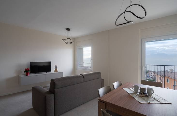 Gîte pour 4 personnes, avec balcon et vue sur le lac à San Zeno di Montagna - 3