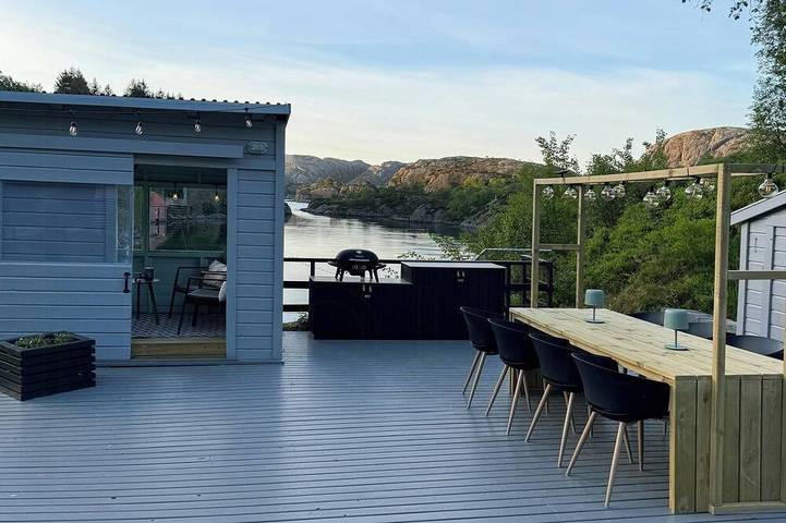 Ferienhaus für 6 Personen, mit Balkon, mit Haustier in Solund