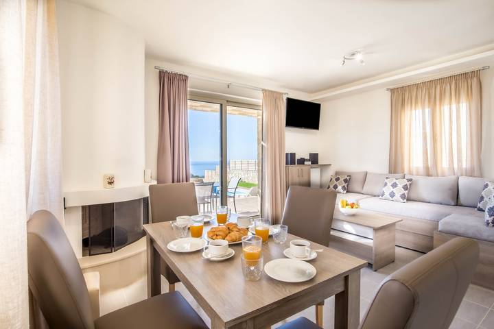 Villa für 4 Personen, mit Pool und Garten auf Kreta - 4