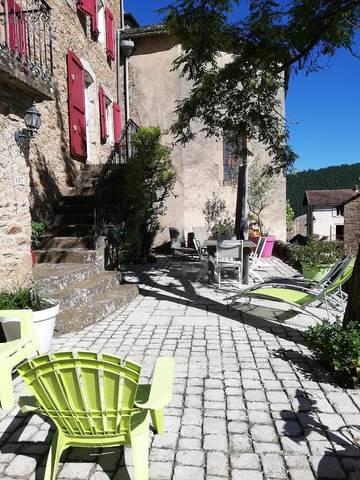Gîte pour 5 personnes, avec balcon et vue à Viala-du-Tarn