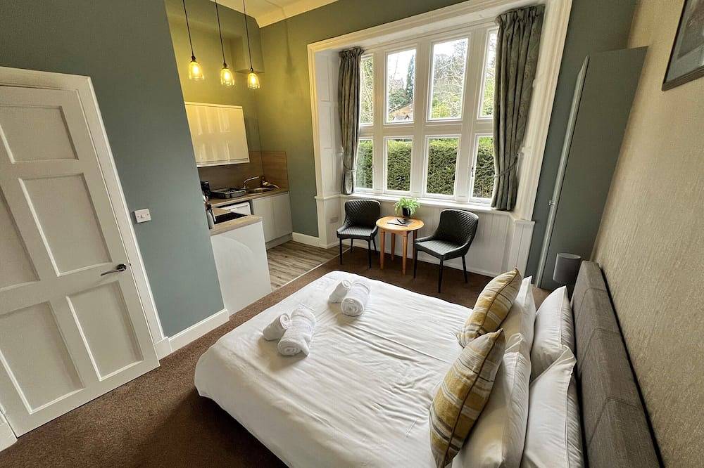 Ganze Wohnung, Double Studio-Economy-Apartment-Gartenblick-Ensuite Dusche in Inverness, Highlands