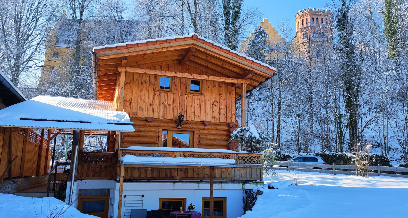 Ganze Ferienwohnung, Schlossalm Ferienwohnungen - Ferienwohnung II - Fuchsbau Souterrain-Wohnung in Brannenburg, Bayerische Alpen
