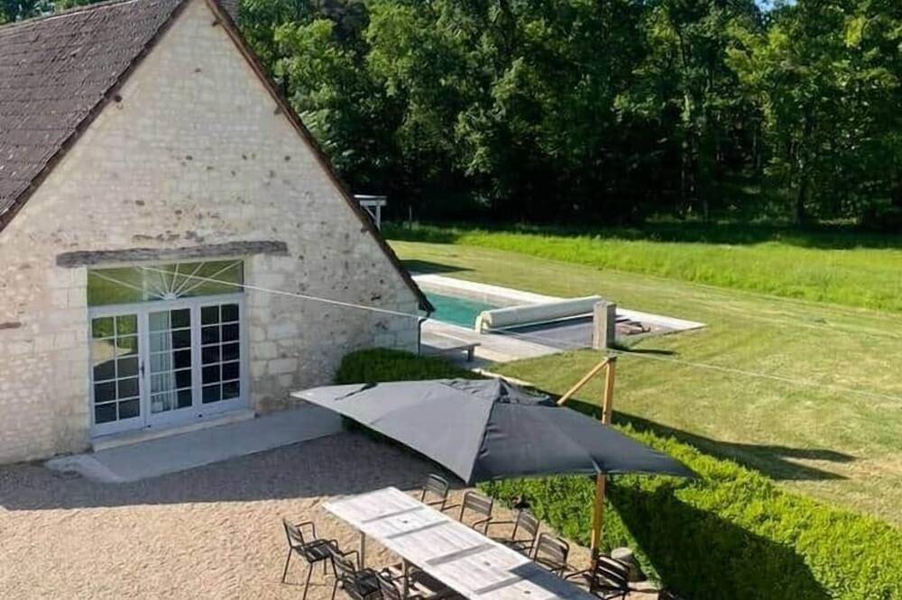 Schönes Haus mit Charme jeden Komfort, Schwimmbad in voller Natur: Orfeuilles 12 p in Thésée, Romorantin-Lanthenay und Umgebung