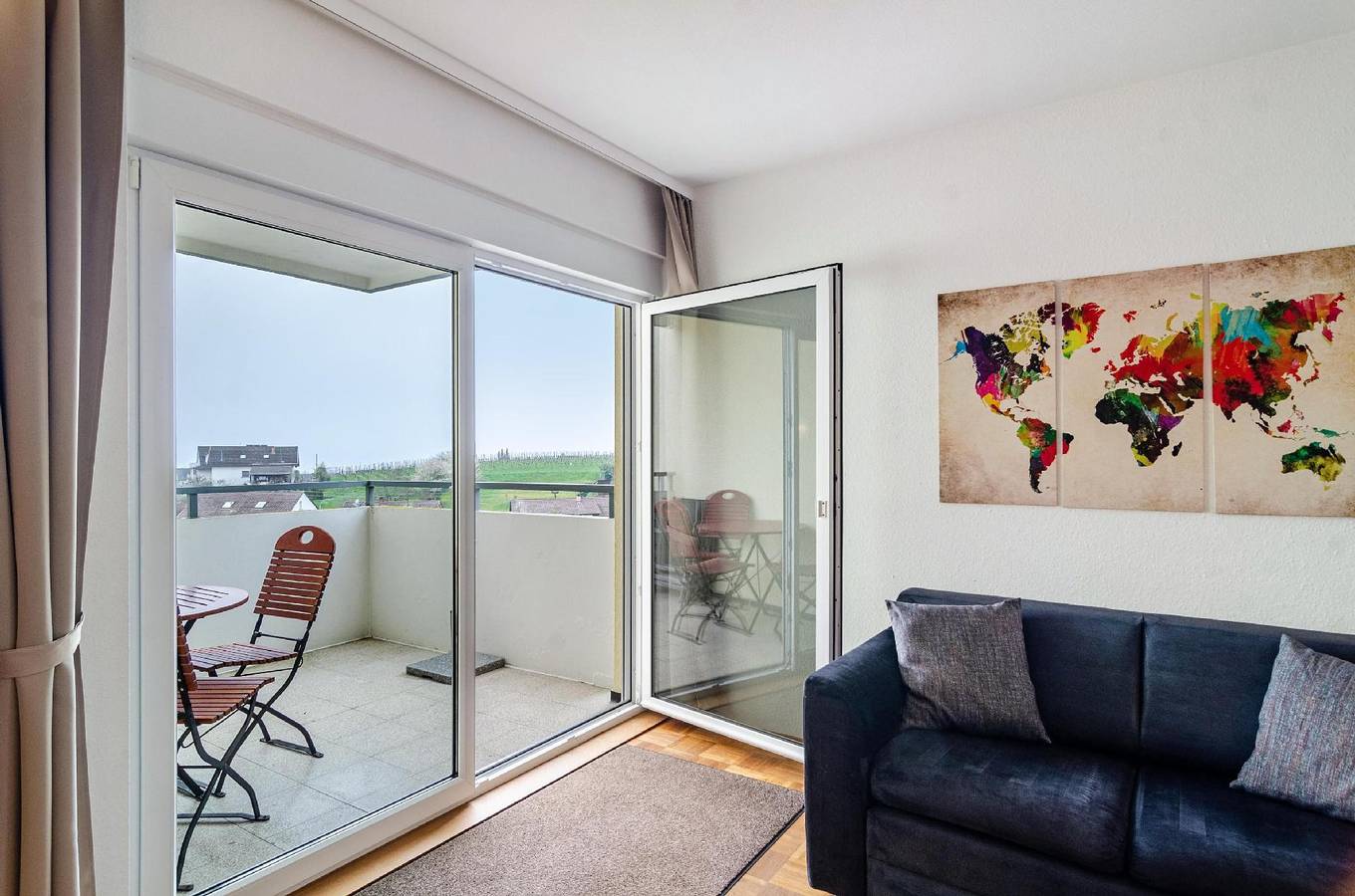 Ganze Ferienwohnung, Mit Südbalkon und herrlichem See- und Alpenblick in Meersburg, Obersee (Bodensee)