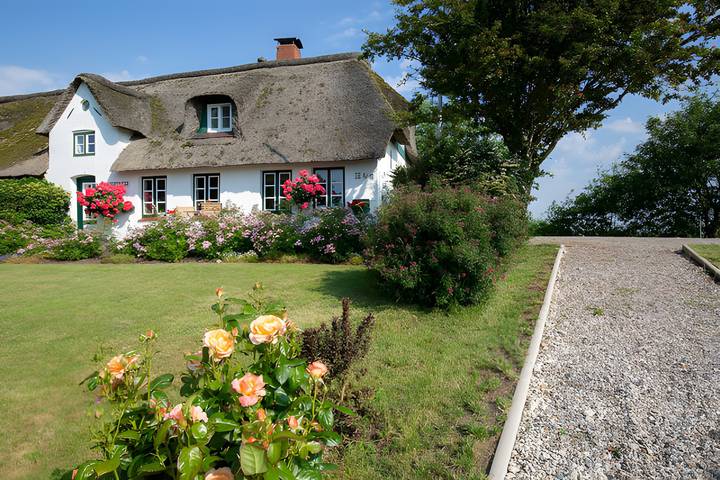 Ganze Wohnung, Apartment 'Appelhus Cox' mit gemeinsamer Terrasse, Garten und Wlan in Pellworm, Nordfriesland