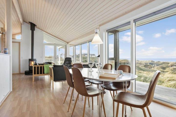 Ferienhaus mit Meerblick für 8 Personen, mit Sauna und Terrasse sowie Whirlpool in Grønhøj Strand - 4