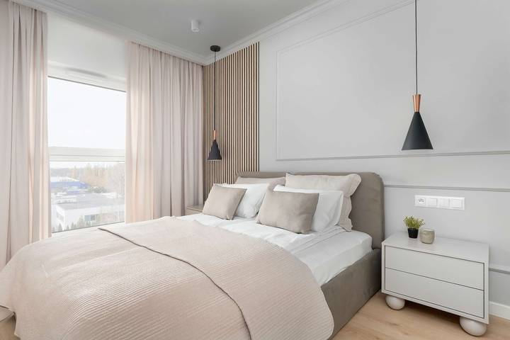 Cały apartament, Apartament wakacyjny dla 4 osób z ogród in Łódź, Województwo łódzkie