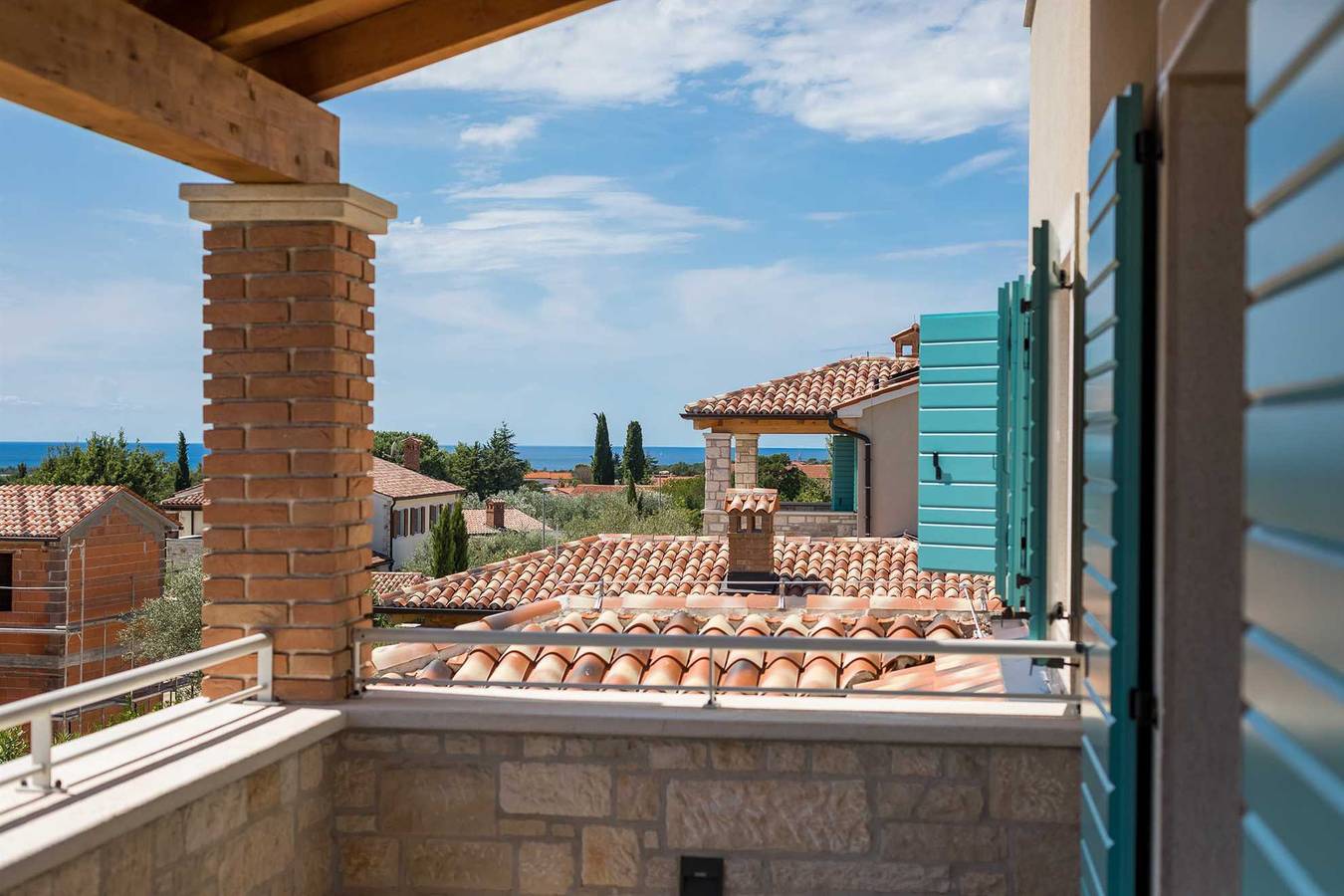 Villa Oaza – A Stone Oasis with Sea View in Vabriga, Tar-Vabriga