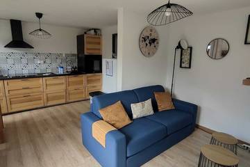 Gîte pour 4 personnes, avec balcon à Allemond