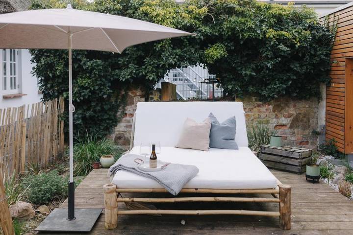Ferienwohnung für 2 Personen, mit Terrasse und Garten sowie Sauna in Flensburg