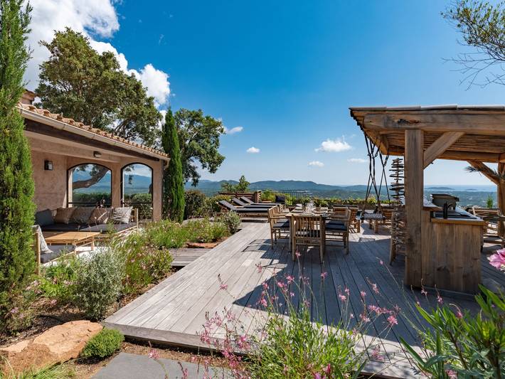 Maison de vacances pour 8 personnes, avec jardin et terrasse ainsi que vue et piscine - 1