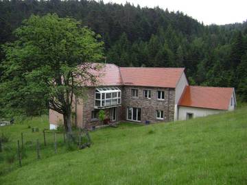 Gîte pour 8 personnes, avec vue et jardin, animaux acceptés à Wangenbourg-Engenthal
