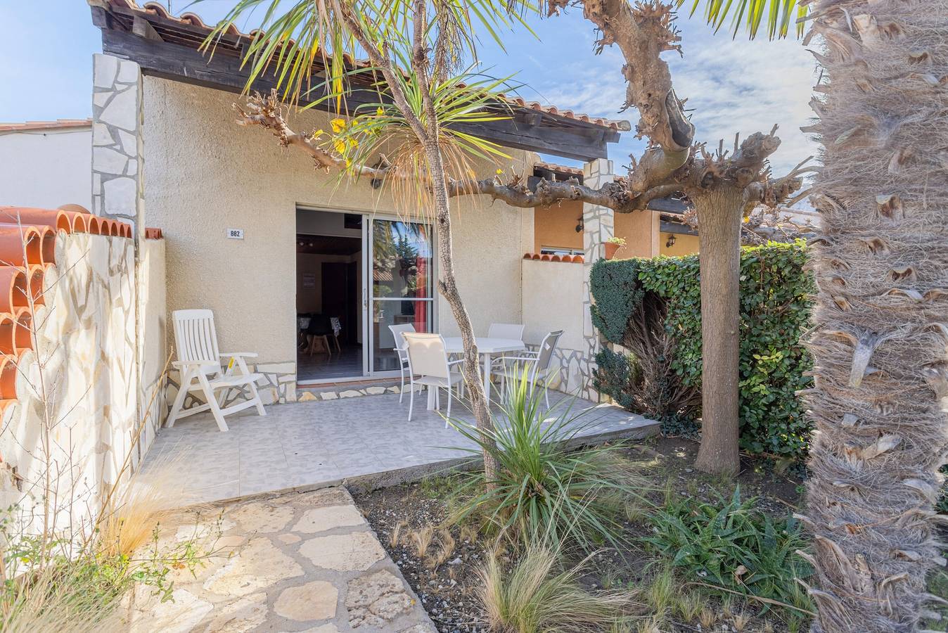 Gîte mit 2 Schlafzimmern, Klimaanlage, Pool, nahe Sigean in Roquefort-des-Corbières, Narbonne und Umgebung