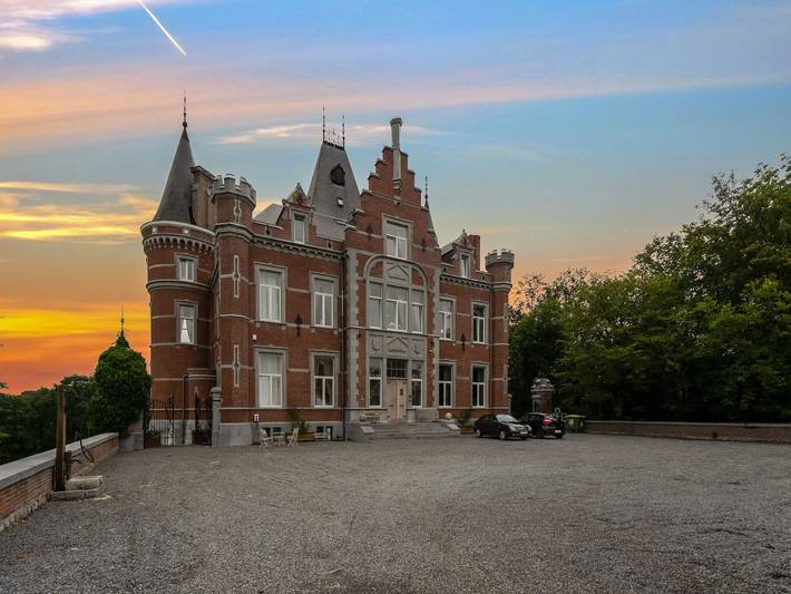 Château pour 40 personnes, avec Balcon/Terrasse et Jacuzzi ainsi que Terrasse et Sauna en Belgique