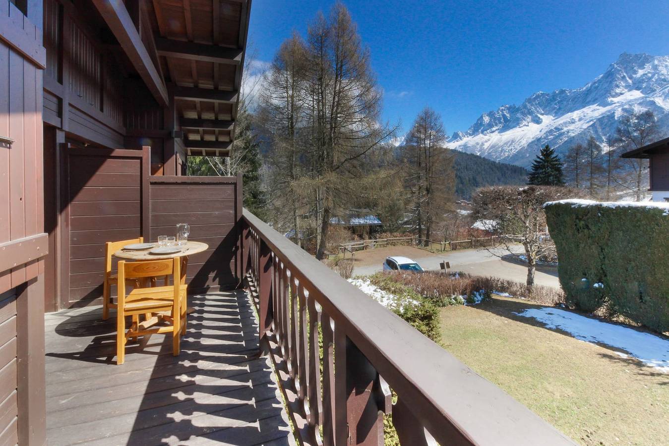 Entire apartment, Charousse Mt Blanc View in Les Houches, Massif du Mont-Blanc