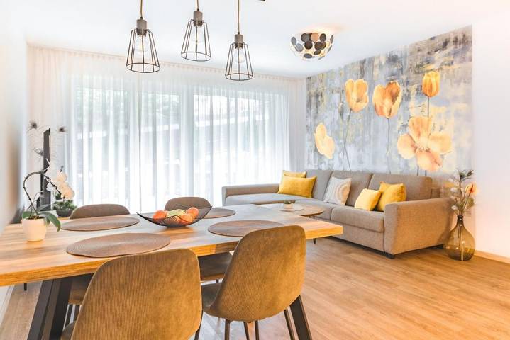 Ferienwohnung für 5 Personen, mit Terrasse und Seeblick sowie Ausblick, mit Haustier in Mondsee (Stadt) - 4