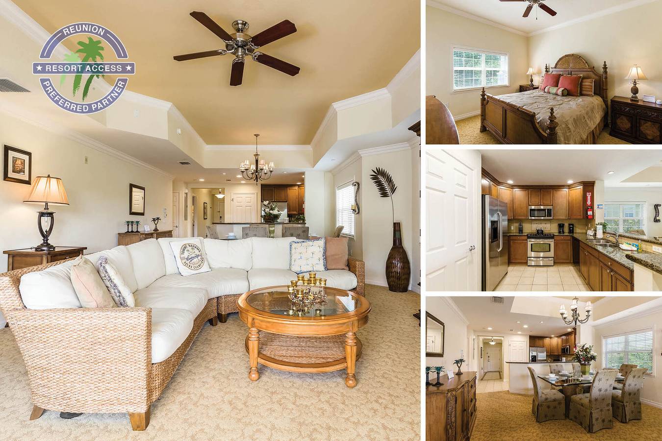 Orlando Oasis: 3 Bedroom Condo Retreat,6563 in Reunion Resort, Four Corners