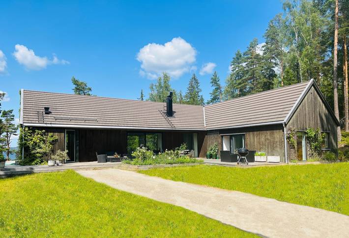 Schöne private Villa mit Meerblick auf Ingarö vor den Türen Stockholms in Ingarö