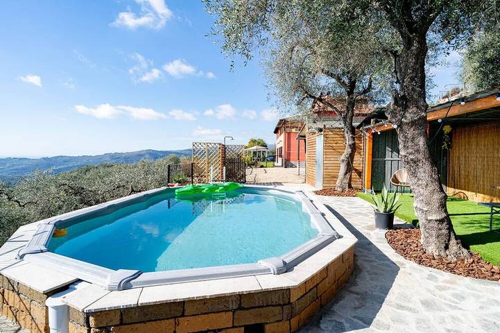 Ferienhaus für 7 Personen, mit Garten in Montegrazie
