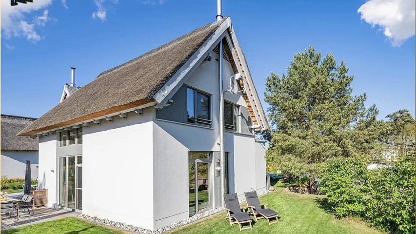 Ferienhaus für 6 Personen, mit Terrasse und Sauna sowie Garten, mit Haustier in Loddin