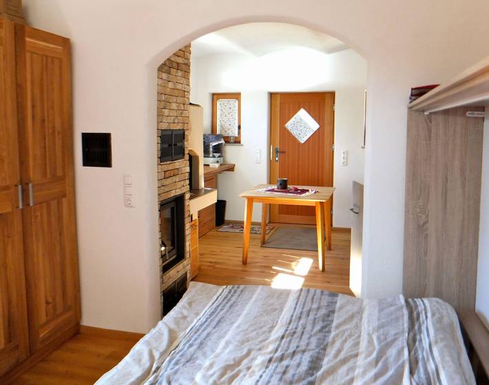 Studio für 2 Personen, mit Terrasse in Böhen