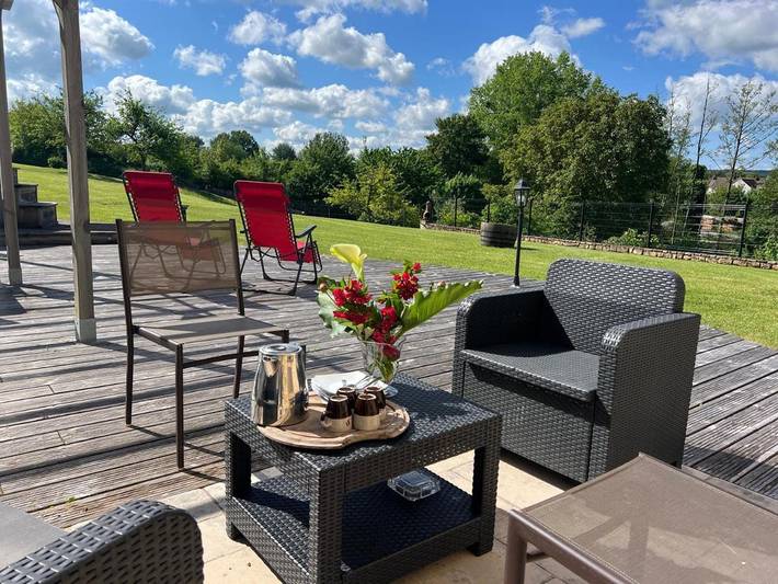 Maison de vacances pour 11 personnes, avec Terrasse et Jardin