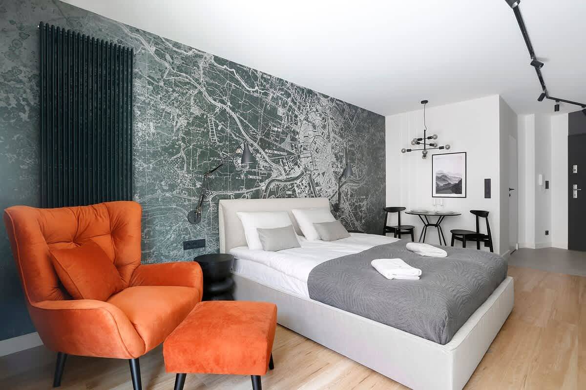 Monolocale intero, Arianska 8A | Modern Studio | Balcony | Smarttv in Cracovia, Piccola Polonia