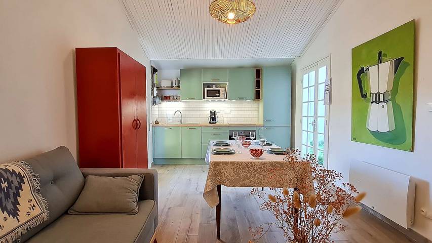 Gîte pour 4 personnes, avec jardin à Loix - 4