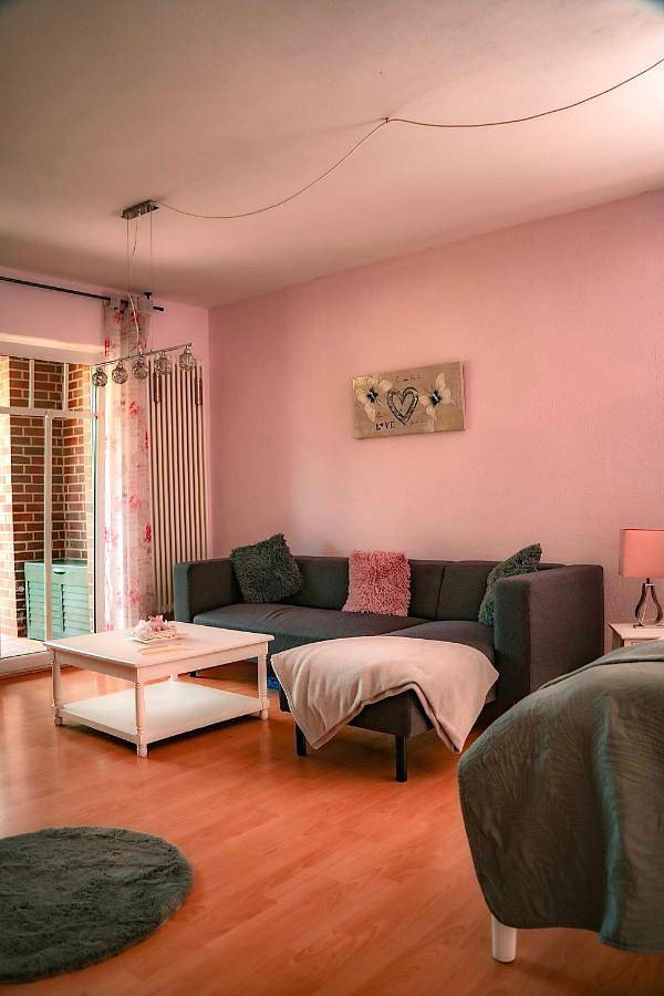 Ferienwohnung für 3 Personen, mit Terrasse und Garten sowie Ausblick