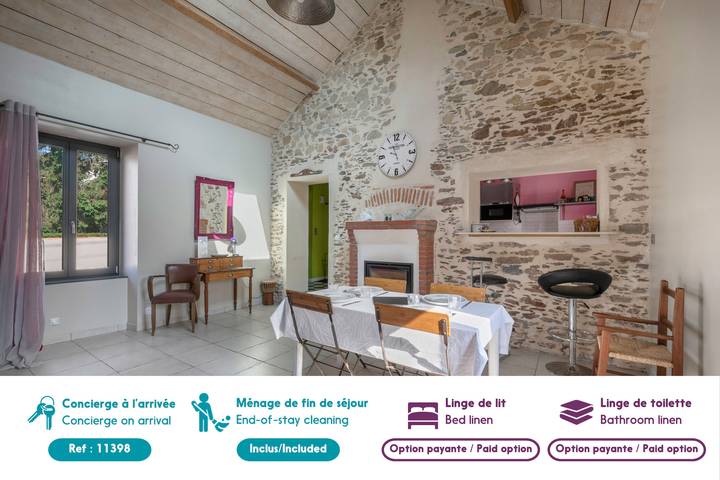 Location de vacances pour 4 personnes, avec terrasse et jardin à Pornic - 2