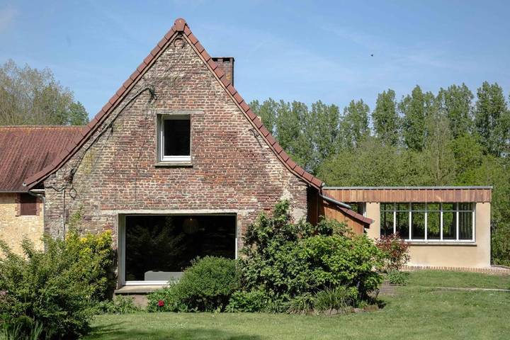 Location de vacances pour 12 personnes, avec Terrasse ainsi que Jardin et Vue à Samer