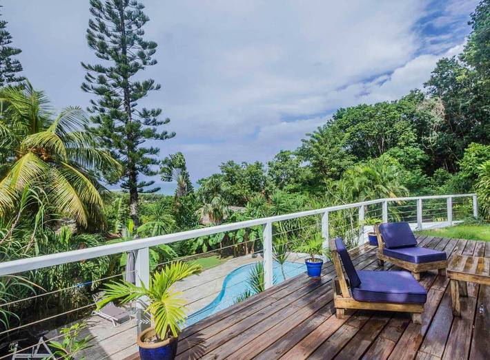 Chambre d’hôte pour 2 personnes, avec vue ainsi que piscine et jardin à Deshaies - 4