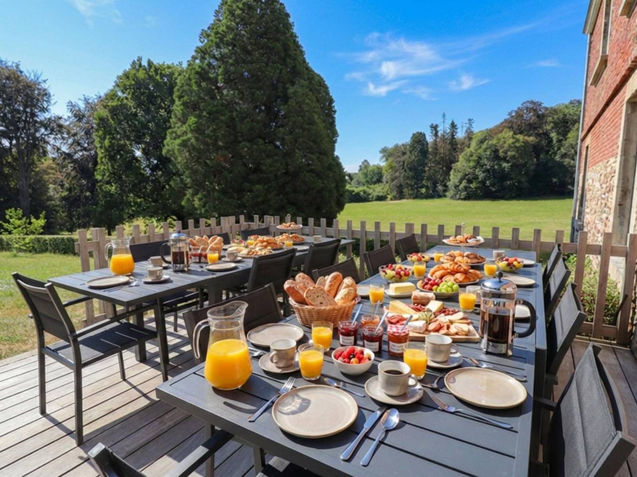 Gite familial dans le parc du Chateau d'Ahin in Huy, Région de Liège