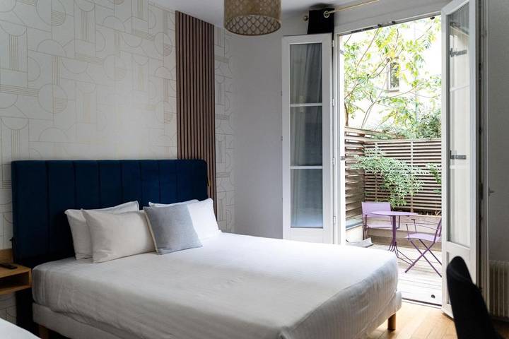 Hôtel pour 3 personnes, avec terrasse dans Parc des Princes