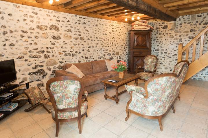 Cottage 'Le Four À Pain' avec terrasse privée et Wi-Fi in Saint-Aubin-sur-Mer (Seine-Maritime), Région de Dieppe