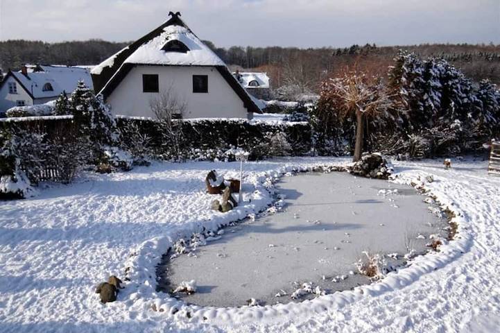 Ferienhaus für 3 Personen, mit Garten und Balkon