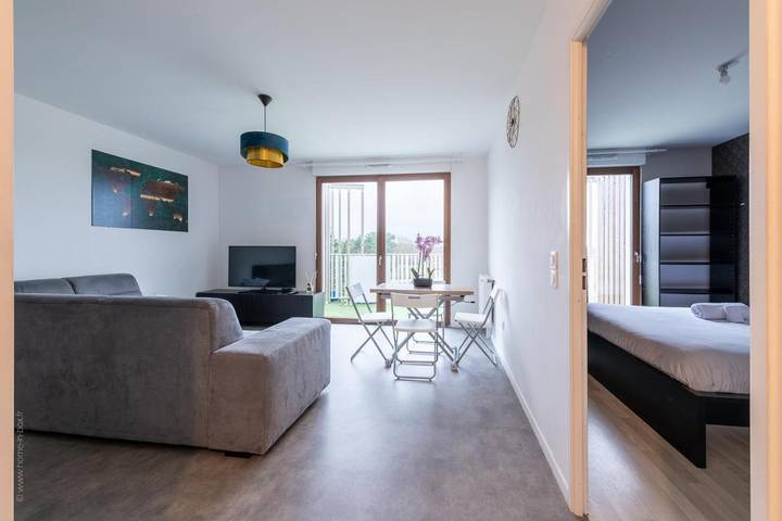 Appartement de vacances pour 4 personnes, avec terrasse et vue