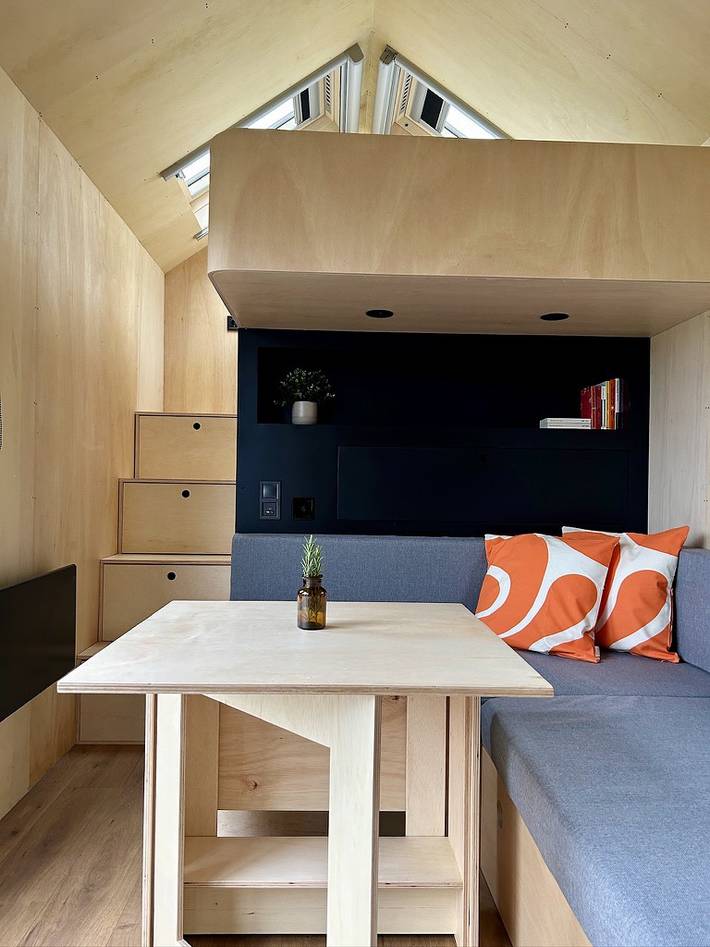 Suedhaus - Tiny House, 18qm, 1 Wohn-/Schlafbereich mit Doppelbett, max. 2 Personen in Kressbronn, Region Bodensee-Oberschwaben