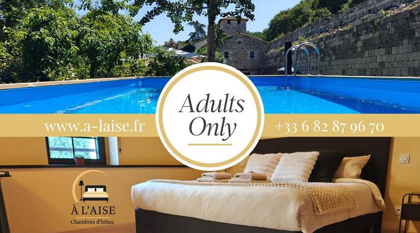 Chambre d’hôte pour 4 personnes, avec piscine ainsi que vue et jardin, animaux acceptés à Vianne