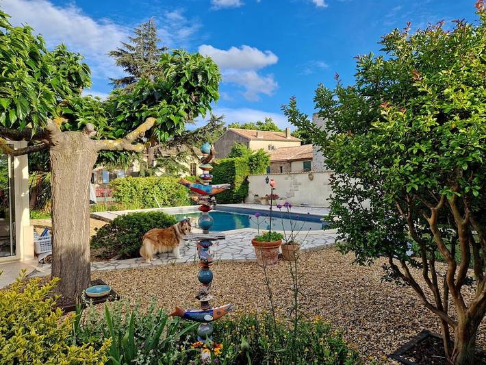 Location de vacances pour 6 personnes, avec piscine ainsi que terrasse et jardin à Ginestas - 4