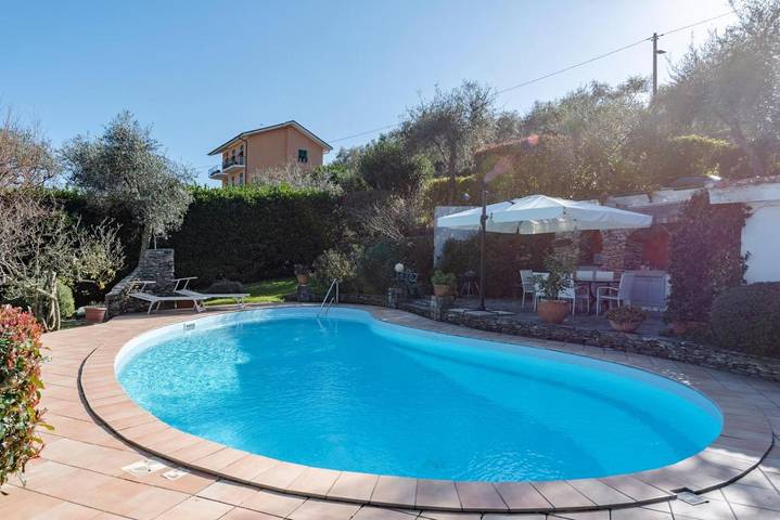 Villa per 11 persone, con Balcone e Terrazza nonché Giardino e Piscina a Portofino