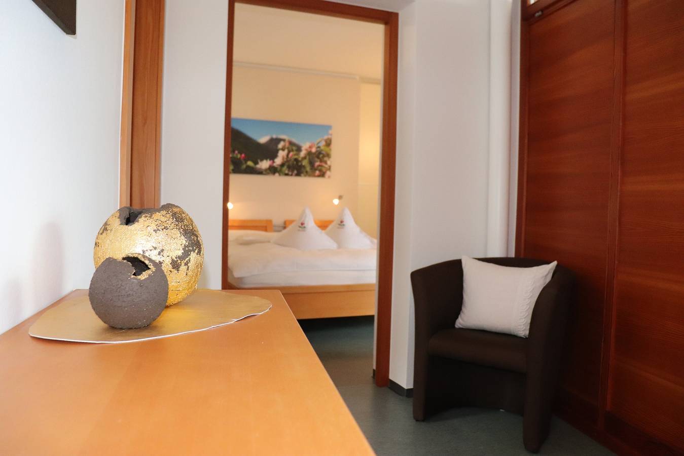 Ganze Wohnung, Apartment „Draxlhof Apfelblüte“ mit Bergblick, privater Terrasse und Wlan in Tarsch, Latsch