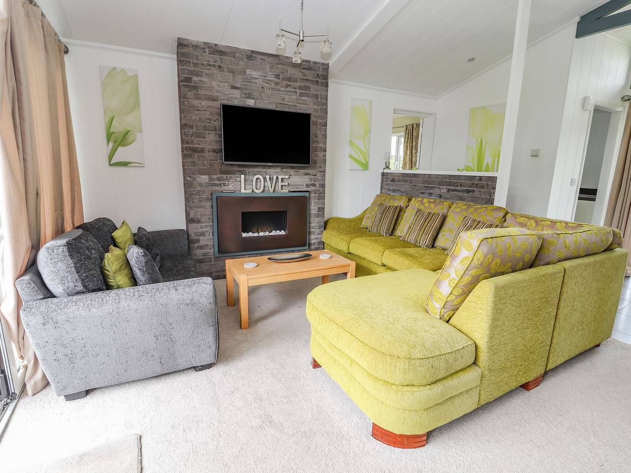 Honeysuckle Lodge in Rhyl, Conwy en omgeving