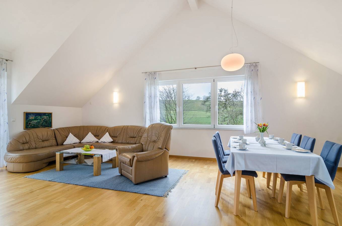 Ganze Wohnung, Lichtdurchflutete Ferienwohnung "Haus Buche" in der Nähe des Bodensees mit Wlan, Balkon und Garten; Parkplätze vorhanden in Hödingen, Überlingen