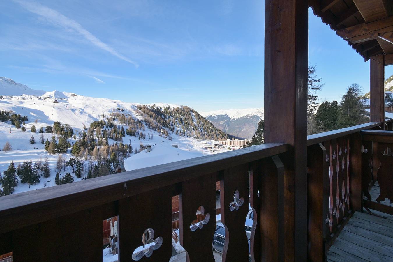 Appartement entier, Appartement 'Lesetoilesdelaplagne Chalet 19' avec vue sur la montagne et balcon in Belle Plagne, La Plagne-Tarentaise
