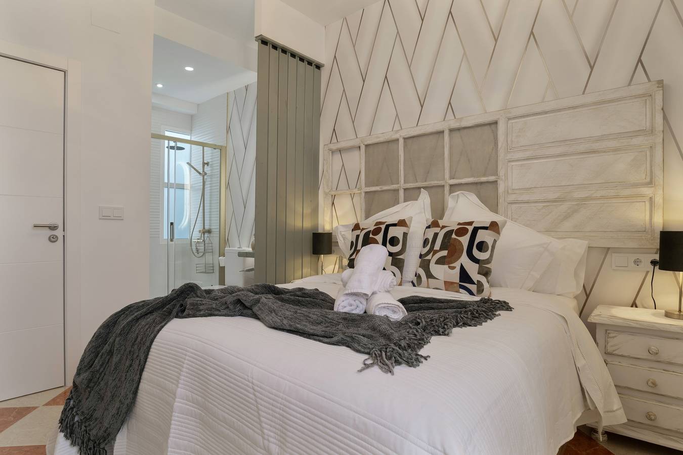 Zimmer 'Habitación 10' mit Bergblick, Gemeinschaftsterrasse und Wi-Fi in Alcalá del Valle, Pueblos Blancos