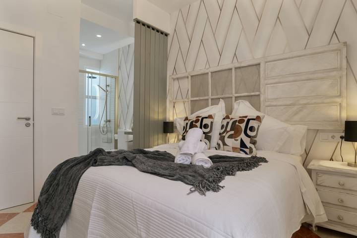 Room 'Habitación 10' with Mountain View, Shared Terrace and Wi-Fi in Alcalá del Valle, White Villages