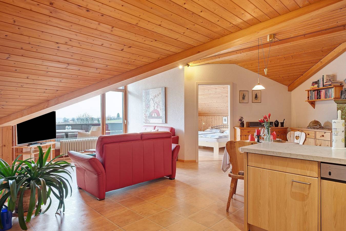 Ganze Wohnung, Ferienwohnung 'Abendsonne' mit Bergblick, Balkon und Wi-Fi in Höchenschwand, Südschwarzwald