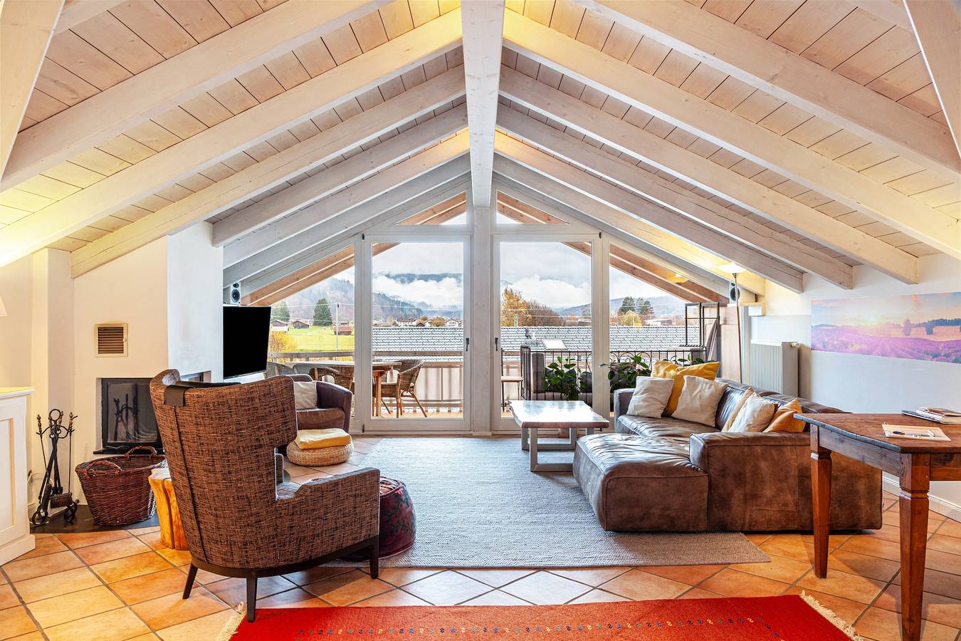 Apartamento entero, 'Acogedor apartamento de lujo' con vistas a la montaña, balcones y Wi-Fi in Garmisch-Partenkirchen, Alpes Bávaros